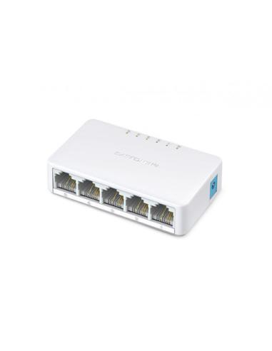 Mercusys MS105 switch Fast Ethernet (10/100) Blanco