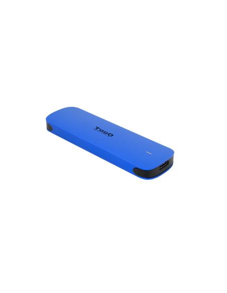 CAJA EXTERNA M.2 NVME USB3.1 GEN2 ALUMINIO AZUL TOOQ TQE-22101BL