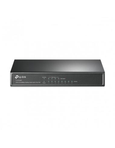 TP-LINK TL-SF1008P No administrado Fast Ethernet (10/100) Energía sobre Ethernet (PoE) Negro