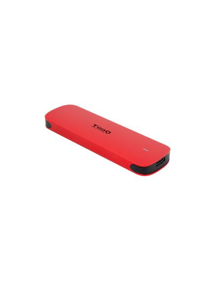 CAJA EXTERNA M.2 NVME USB3.1 GEN2 ALUMINIO ROJA TOOQ TQE-22101R