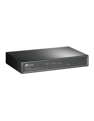 TP-LINK TL-SF1008P No administrado Fast Ethernet (10/100) Energía sobre Ethernet (PoE) Negro