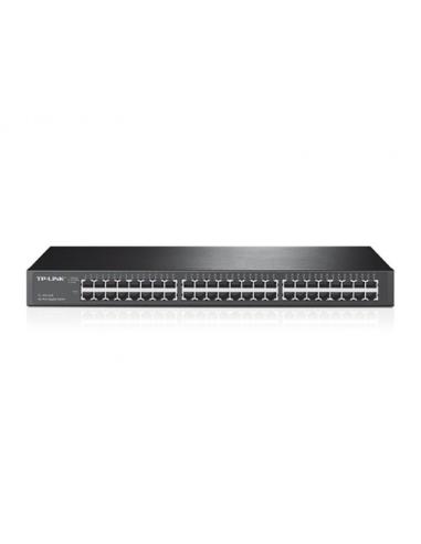 TP-LINK TL-SG1048 No administrado Gigabit Ethernet (10/100/1000) 1U Negro