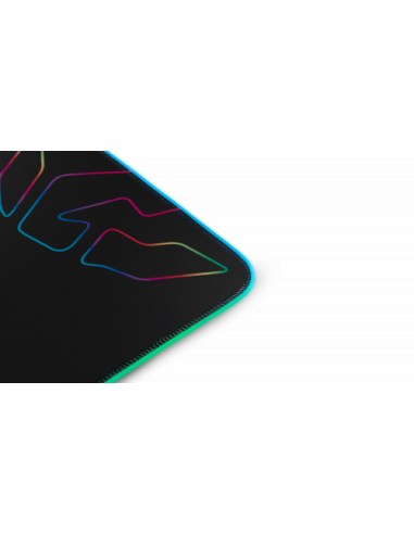 Krom Knout RGB Negro Alfombrilla de ratón para juegos