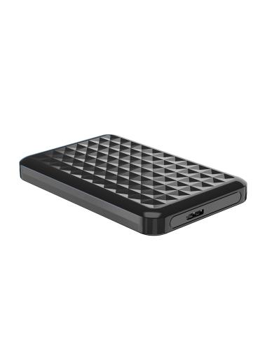 CAJA EXTERNA 2.5 9.5MM SATA A USB 3.0 USB3.1 GEN1 NEGRA AISENS ASE-2521B