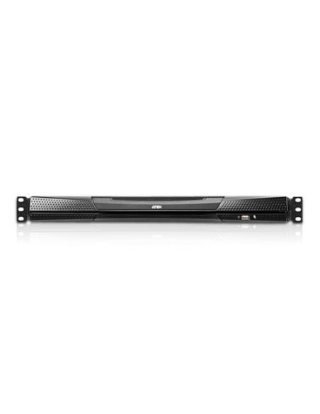 Aten Consola LCD dual rail con switch KVM integrado multi-interfaz Cat 5 de 16 puertos