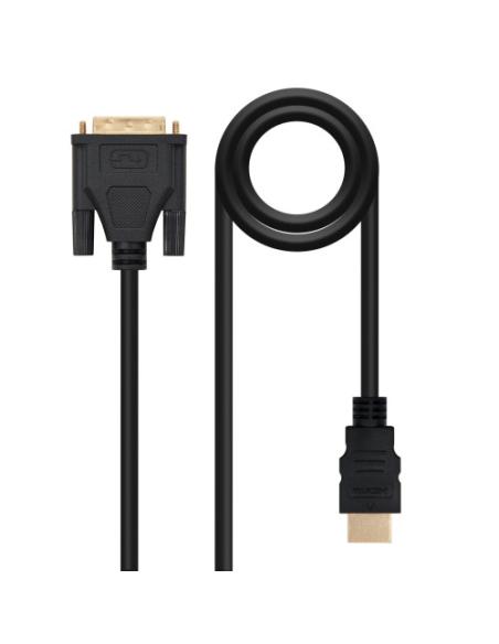 Nanocable HDMI - DVI, 3m DVI A Negro