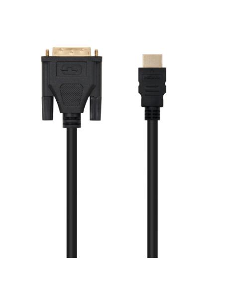 Nanocable HDMI - DVI, 3m DVI A Negro