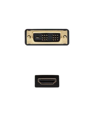 Nanocable HDMI - DVI, 3m DVI A Negro