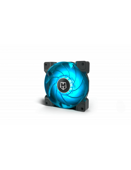 NOX H-SYNC Carcasa del ordenador Ventilador 12 cm Negro, Transparente