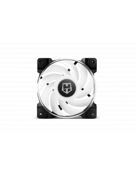 NOX H-SYNC Carcasa del ordenador Ventilador 12 cm Negro, Transparente