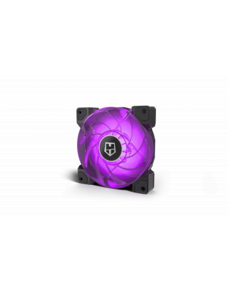 NOX H-SYNC Carcasa del ordenador Ventilador 12 cm Negro, Transparente