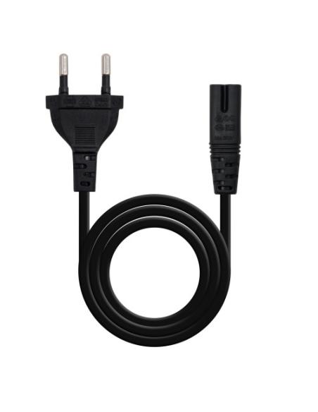 Nanocable 10.22.0402 cable de transmisión Negro 1,5 m CEE7/16 C7 acoplador