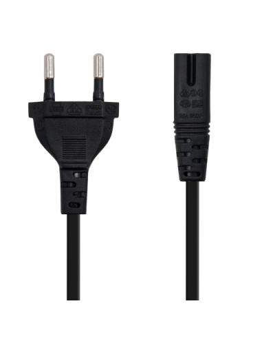 Nanocable 10.22.0402 cable de transmisión Negro 1,5 m CEE7/16 C7 acoplador