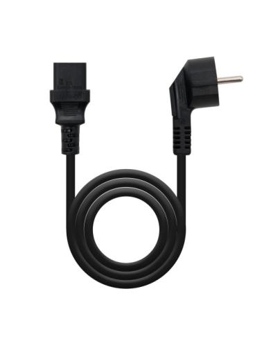 Nanocable 10.22.0103 cable de transmisión Negro 3 m C13 acoplador CEE7/7
