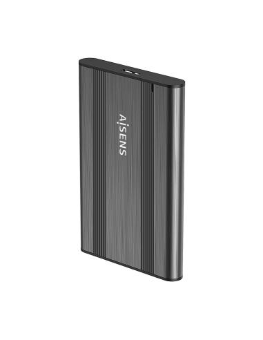 CAJA EXTERNA 2.5 9.5MM SATA A USB 3.0 USB3.1 GEN1 GRIS AISENS ASE-2526GR