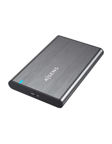 CAJA EXTERNA 2.5 9.5MM SATA A USB 3.0 USB3.1 GEN1 GRIS AISENS ASE-2526GR