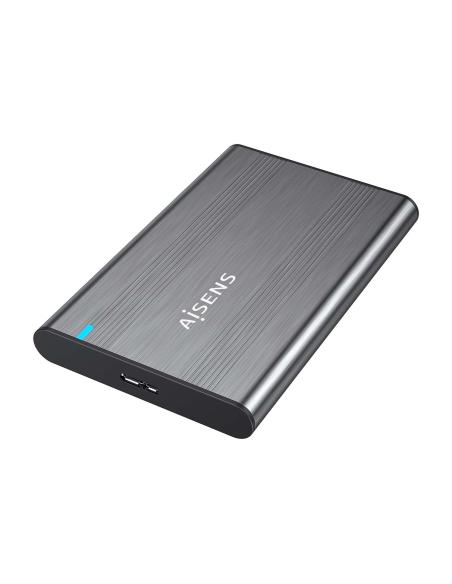 CAJA EXTERNA 2.5 9.5MM SATA A USB 3.0 USB3.1 GEN1 GRIS AISENS ASE-2526GR