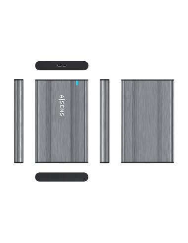 CAJA EXTERNA 2.5 9.5MM SATA A USB 3.0 USB3.1 GEN1 GRIS AISENS ASE-2526GR