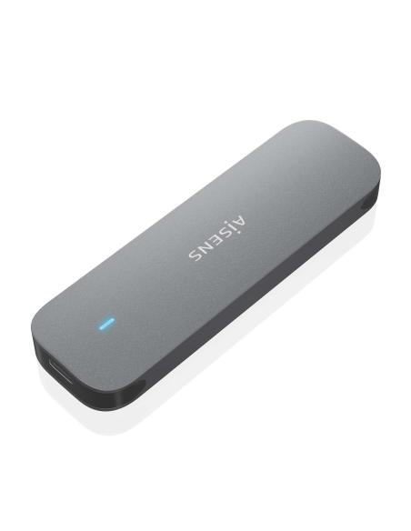 CAJA EXTERNA M.2 NGFF ASM2-006GRY SATA A USB3.1 GEN1 GRIS AISENS ASM2-006GRY