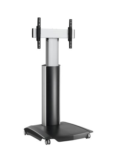 VOGELS GAMA PROFESIONAL SOPORTES DE SUELO, TROLLEYS Y ACCESORIOS PFT 2520 DISPLAY TROLLEY 113-177CM PLATA/NEGRO (PFT2520)