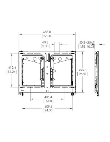 VOGELS PFW 6880 VIDEO WALL POP-OUT MODULE SLIM
