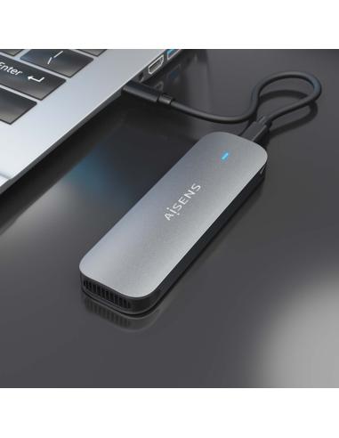 CAJA EXTERNA M.2 NGFF ASM2-006GRY SATA A USB3.1 GEN1 GRIS AISENS ASM2-006GRY