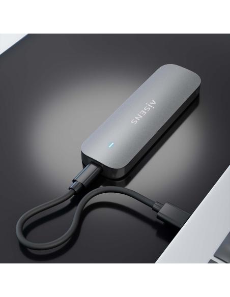CAJA EXTERNA M.2 NGFF ASM2-006GRY SATA A USB3.1 GEN1 GRIS AISENS ASM2-006GRY