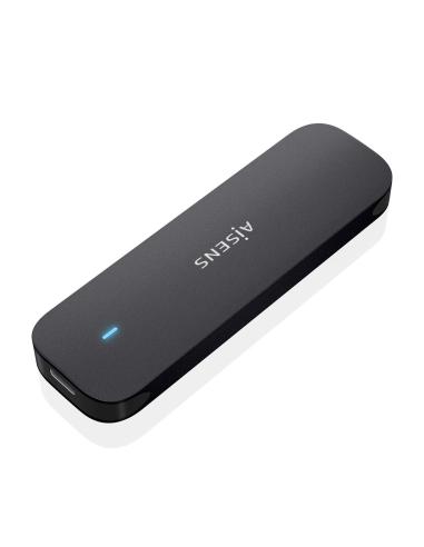 CAJA EXTERNA M.2 NGFF ASM2-024B NVME A USB3.2 GEN2 NEGRA AISENS ASM2-024B