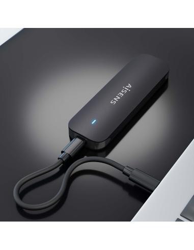 CAJA EXTERNA M.2 NGFF ASM2-024B NVME A USB3.2 GEN2 NEGRA AISENS ASM2-024B