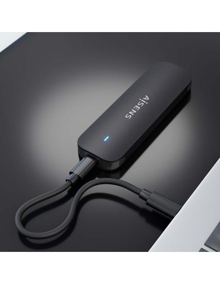CAJA EXTERNA M.2 NGFF ASM2-024B NVME A USB3.2 GEN2 NEGRA AISENS ASM2-024B