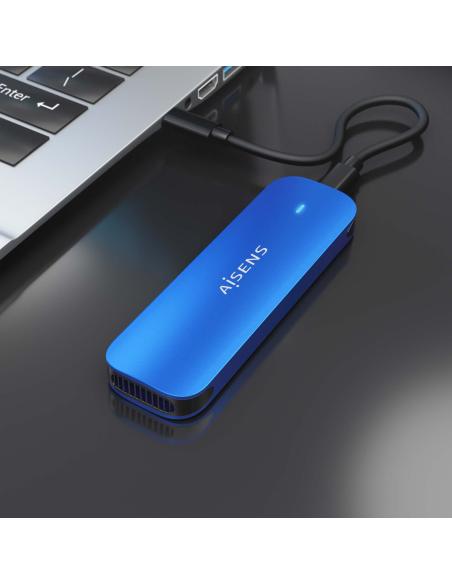 CAJA EXTERNA M.2 NGFF ASM2-026BLU NVME A USB3.2 GEN2 AZUL AISENS ASM2-026BLU