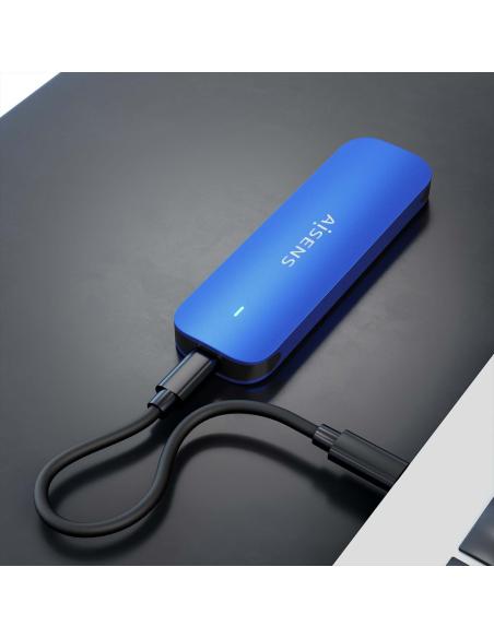 CAJA EXTERNA M.2 NGFF ASM2-026BLU NVME A USB3.2 GEN2 AZUL AISENS ASM2-026BLU