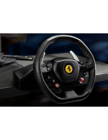 Thrustmaster T80 Ferrari 488 GTB Edition Negro Volante + Pedales Digital PlayStation 4