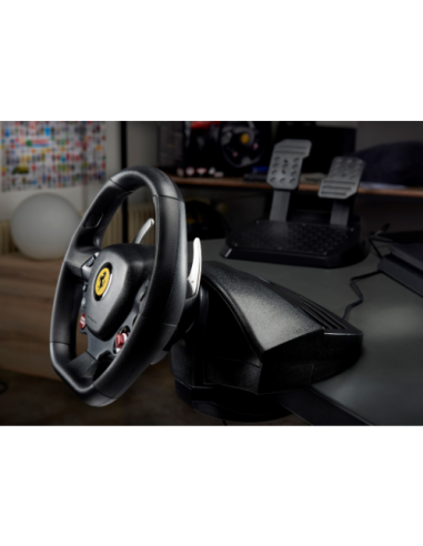 Thrustmaster T80 Ferrari 488 GTB Edition Negro Volante + Pedales Digital PlayStation 4