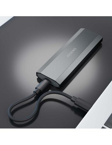 CAJA EXTERNA M.2 (NGFF) ASM2-029GR NVME A USB3.2 GEN2 GRIS AISENS ASM2-029GR