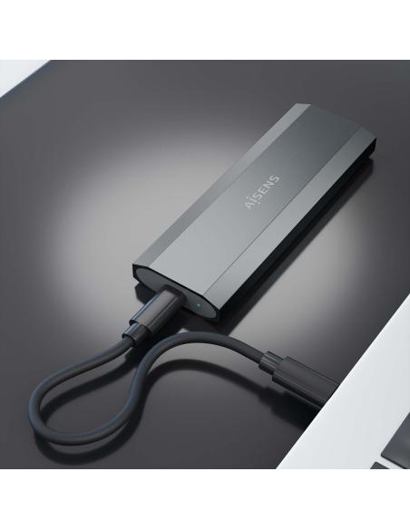 CAJA EXTERNA M.2 (NGFF) ASM2-029GR NVME A USB3.2 GEN2 GRIS AISENS ASM2-029GR