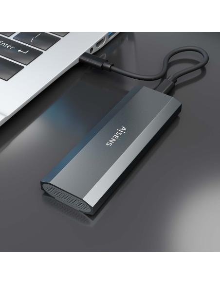 CAJA EXTERNA M.2 (NGFF) ASM2-029GR NVME A USB3.2 GEN2 GRIS AISENS ASM2-029GR