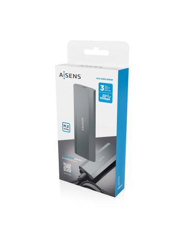 CAJA EXTERNA M.2 (NGFF) ASM2-029GR NVME A USB3.2 GEN2 GRIS AISENS ASM2-029GR