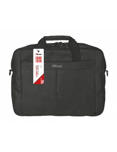 Trust Primo maletines para portátil 40,6 cm (16") Maletín Negro