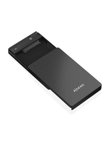 CAJA EXTERNA 2.5 9.5MM SATA A USB-C USB3.1 GEN1 NEGRA AISENS ASE-2542B