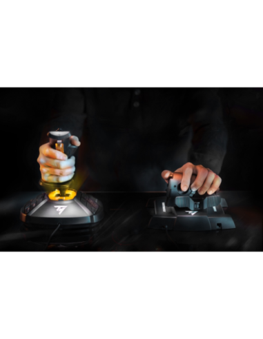 Thrustmaster T-16000M FCS Hotas Negro, Naranja USB Palanca de mando Analógico/Digital MAC, PC