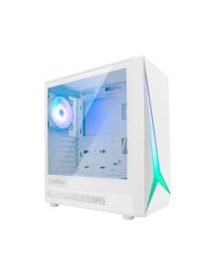 CARCASA COOLBOX GAMING ATX GA450 START LIGHT BLANCA / SIN FUENTE / USB-C 3.2 / 1 VENTILADOR / RGB / COO-CHA-GA450W-0