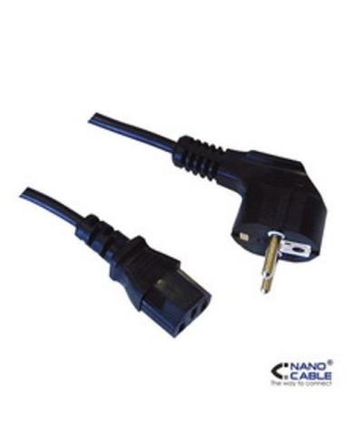 Nanocable 10.22.0110 10m C13 coupler CEE7/7 Schuko cable de transmisión