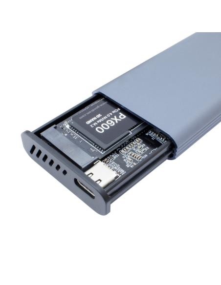 CAJA EXTERNA M.2 NVMESATA COOLBOX MINICHASE PS32 USB3.2GEN2 COO-MCM-M2F