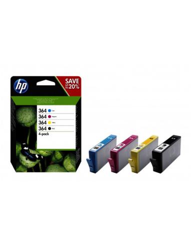 HP 364 CARTUCHO DE TINTA HP364 NEGRO - TRICOLOR (N9J73AE)