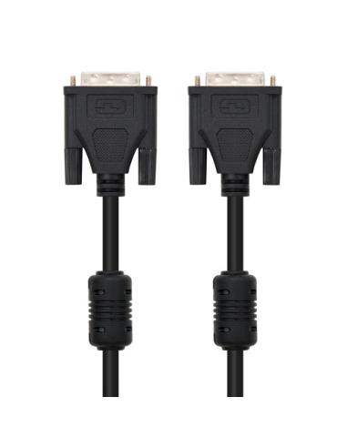 Nanocable 5m DVI/DVI cable DVI Negro