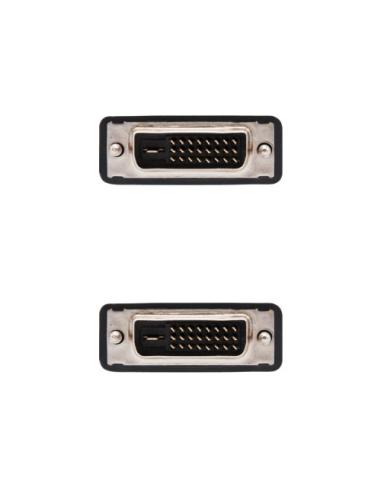 Nanocable 5m DVI/DVI cable DVI Negro