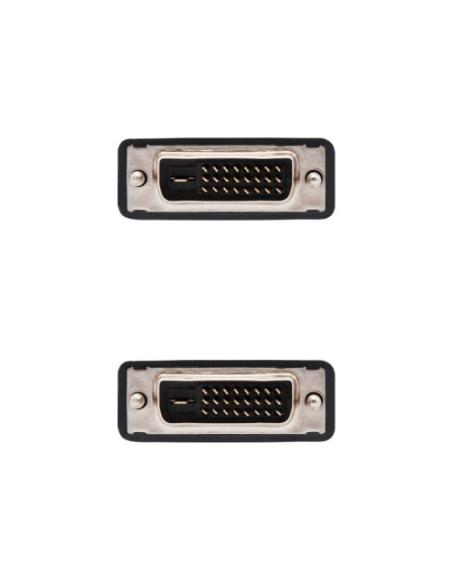Nanocable 5m DVI/DVI cable DVI Negro