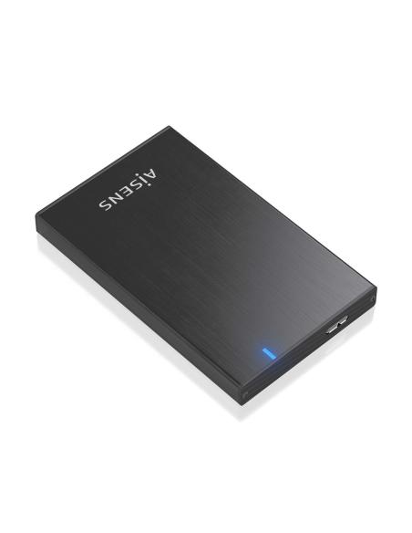 CAJA EXTERNA 2.5 9.5MM SATA A USB 3.0 USB3.1 GEN1 NEGRA AISENS ASE-2527B
