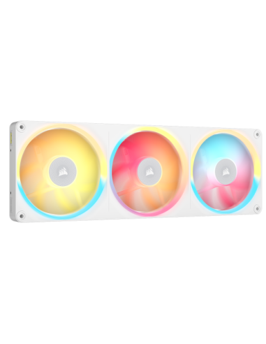 VENTILADOR CAJA CORSAIR LX-R RGB SERIES ICUE LINK LX360-R RGB WHITE 360MM RGB FAN TRIPLE FAN CO-9051068-WW